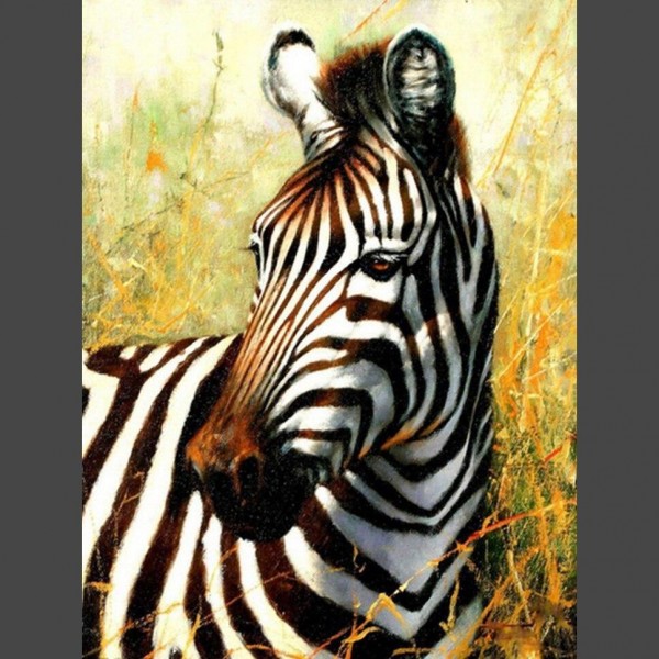 Zebra 3 Diamond Painting Diamant Malerei