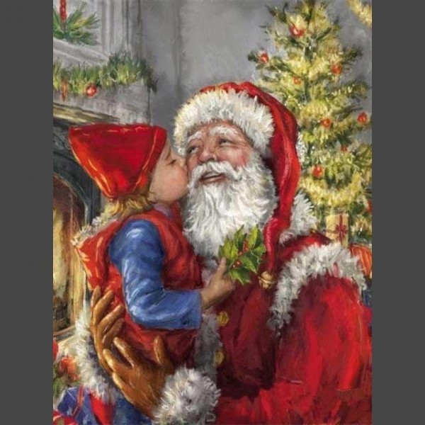 Weihnachtsmann 19 Diamond Painting Diamant Malerei