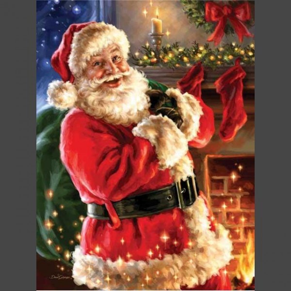 Weihnachtsmann 16 Diamond Painting Diamant Malerei