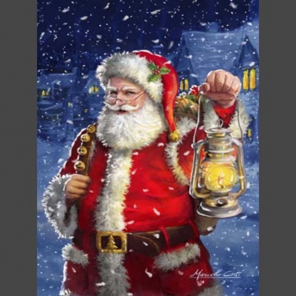 Weihnachtsmann 1 Diamond Painting Diamant Malerei