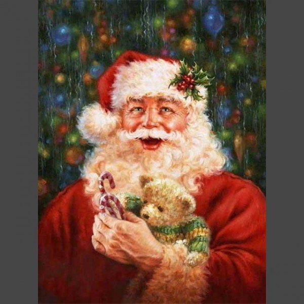 Weihnachtsmann 8 Diamond Painting Diamant Malerei