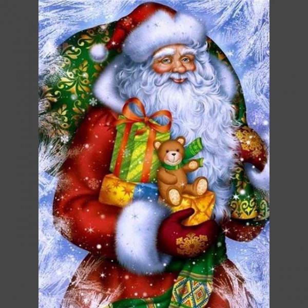 Weihnachtsmann Diamond Painting Diamant Malerei