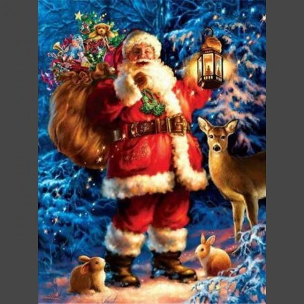 Weihnachtsmann 11 Diamond Painting Diamant Malerei