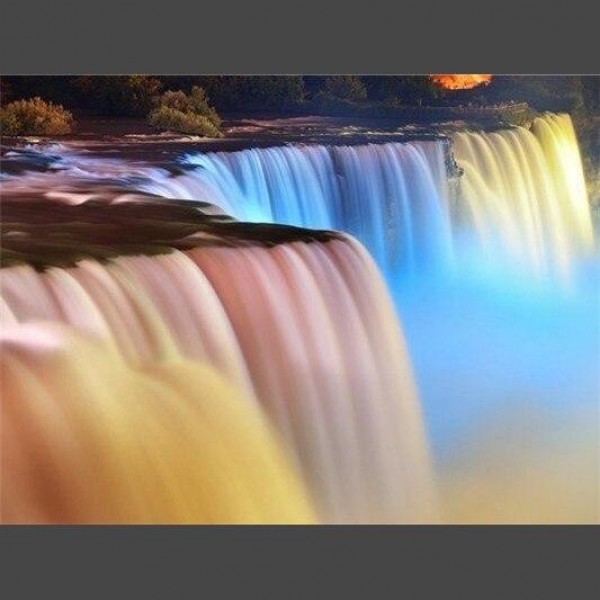 Wasserfall 8 Diamond Painting Diamant Malerei