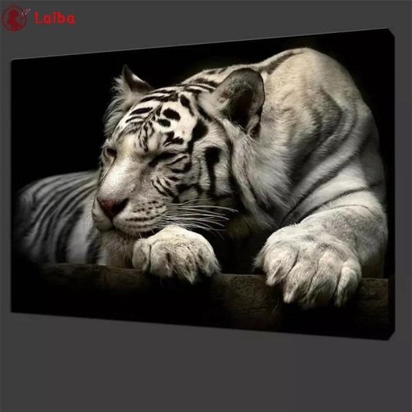 Tiger am ruhen Diamond Painting Diamant Malerei