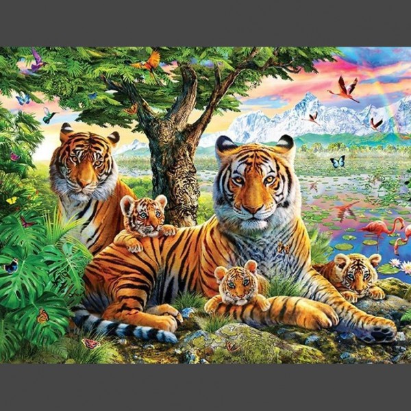 Tiger Diamond Painting Diamant Malerei 4SA14
