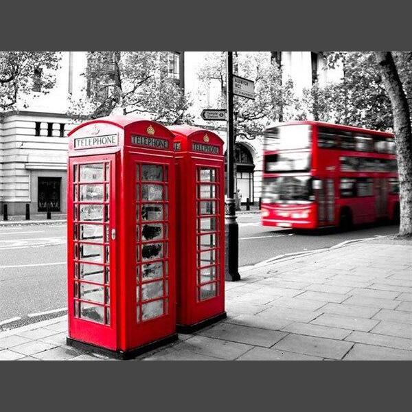 Telefonkabine in London Diamond Painting Diamant Malerei