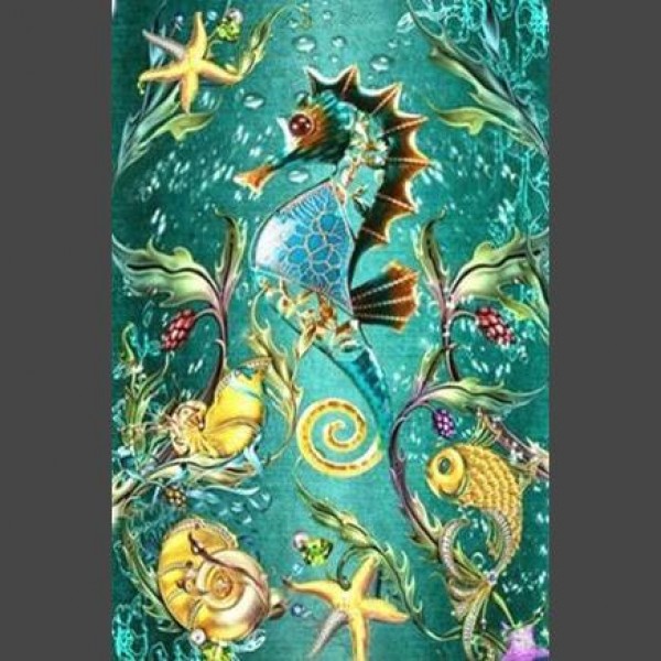 Seepferd 10 Diamond Painting Diamant Malerei