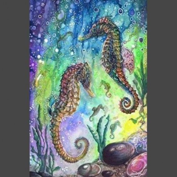Seepferd 7 Diamond Painting Diamant Malerei