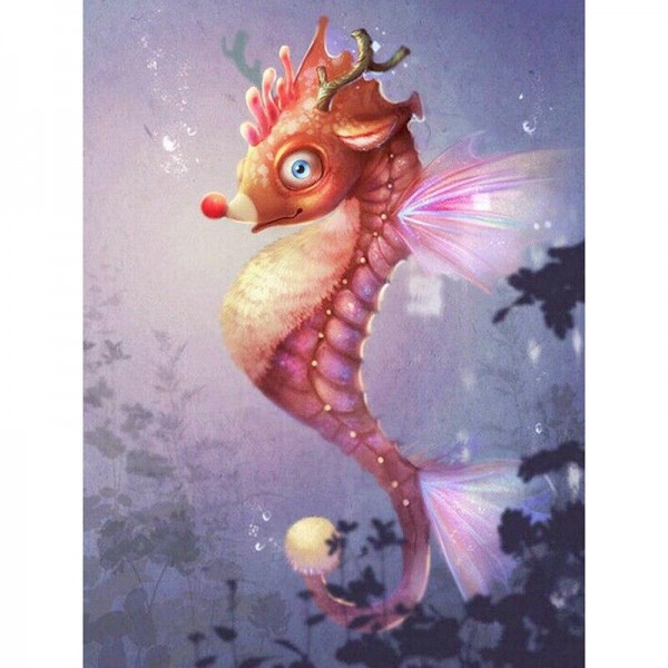Seepferd 2 Diamond Painting Diamant Malerei