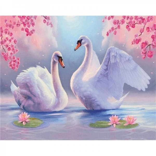 Schwan 14 Diamond Painting Diamant Malerei