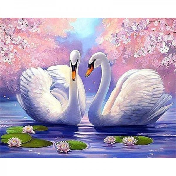 Schwan 12 Diamond Painting Diamant Malerei