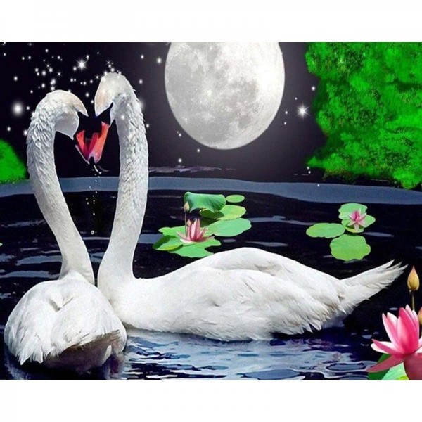 Schwan 6 Diamond Painting Diamant Malerei