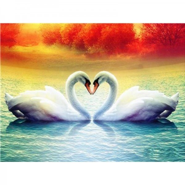 Schwan 3 Diamond Painting Diamant Malerei