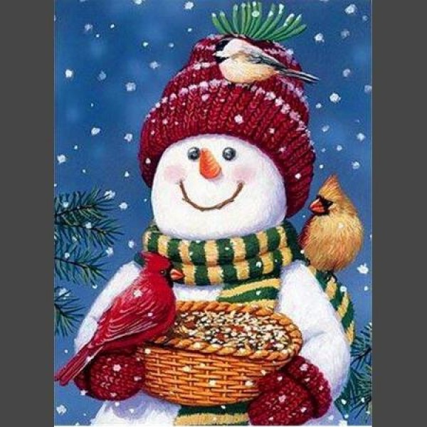 Schneemann 10 Diamond Painting Diamant Malerei