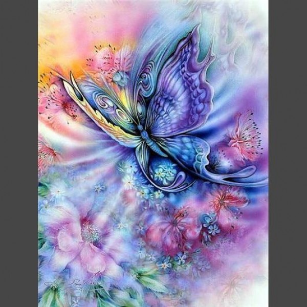 Schmetterling * 4 Diamond Painting Diamant Malerei