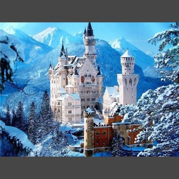Schloss 12 Diamond Painting Diamant Malerei