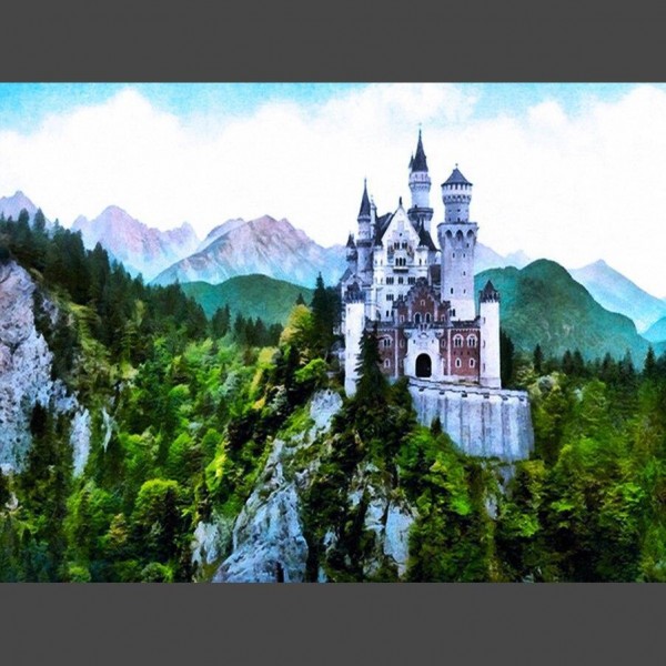Schloss 10 Diamond Painting Diamant Malerei
