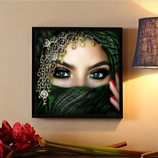 Oriental Porträt Diamond Painting Diamant Malerei