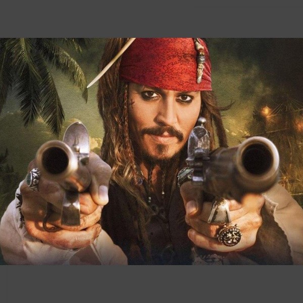Jack Sparrow 4 Diamond Painting Diamant Malerei