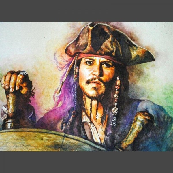 Jack Sparrow 9 Diamond Painting Diamant Malerei