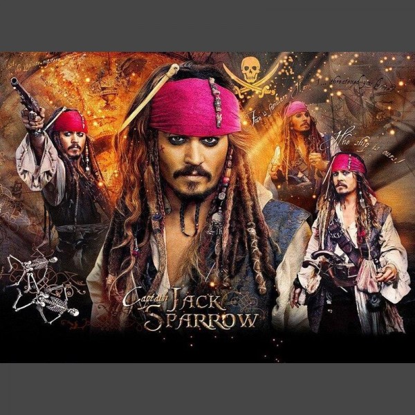 Jack Sparrow 10 Diamond Painting Diamant Malerei