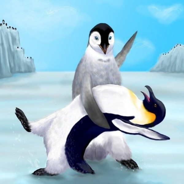 Pinguine 8 Diamond Painting Diamant Malerei
