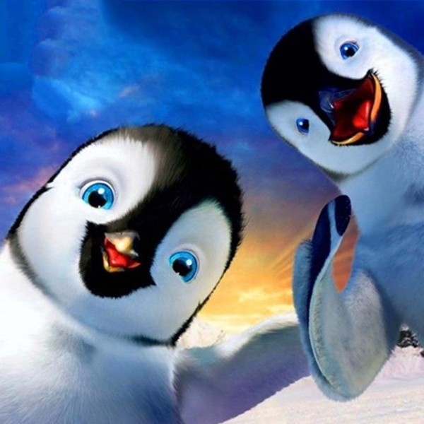 Pinguine 6 Diamond Painting Diamant Malerei
