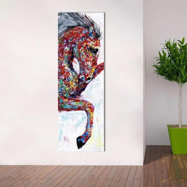 XXL Bunter Pferd DIY Diamond Painting Diamant Malerei 4SA126