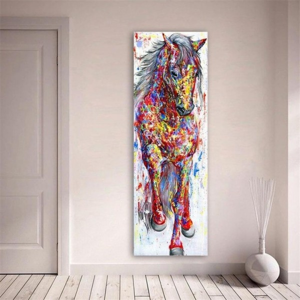 XXL Bunter Pferd DIY Diamond Painting Diamant Malerei 4SA123