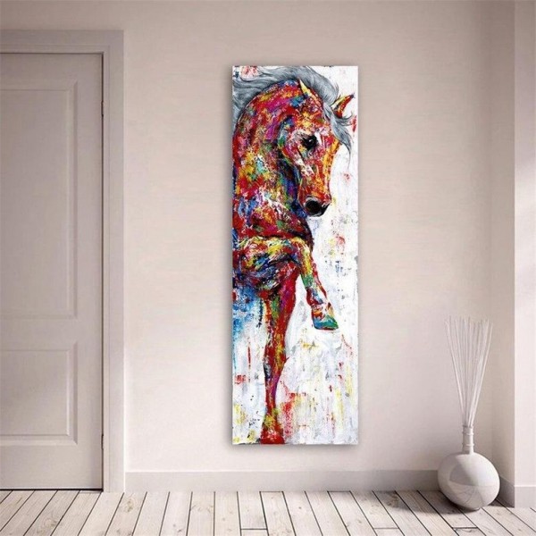 XXL Bunter Pferd DIY Diamond Painting Diamant Malerei 4SA122