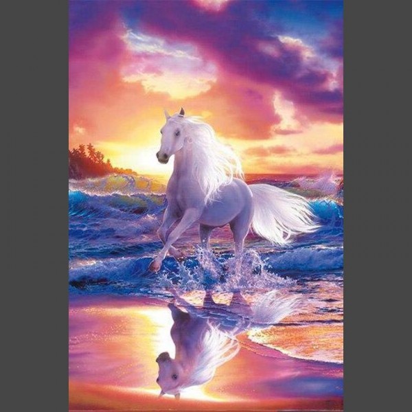 Pferd mit Hörner Diamond Painting Diamant Malerei 4SA161