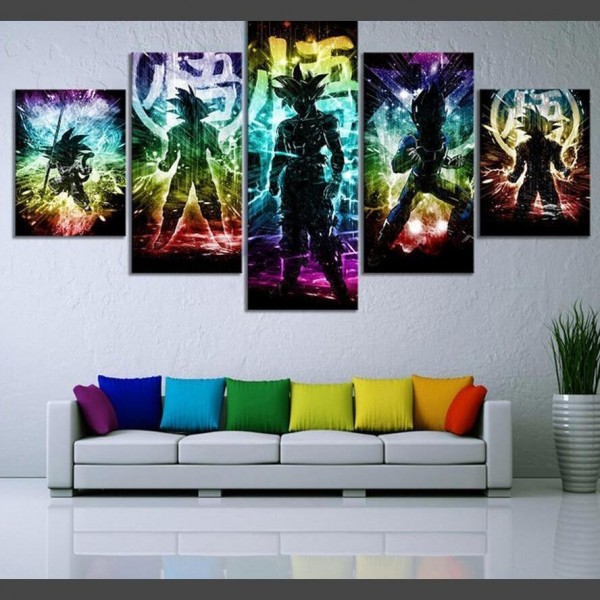 Son Goku DBZ Multi Panel Diamond Painting Diamant Malerei