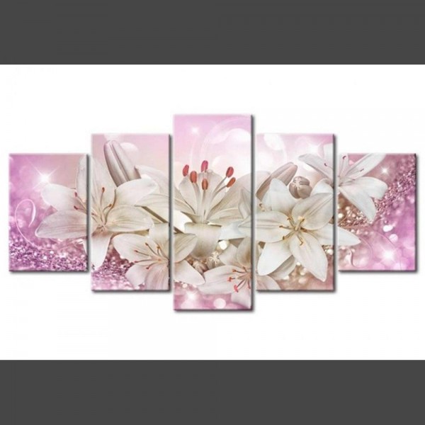 Rosa Multi Panel Diamond Painting Diamant Malerei
