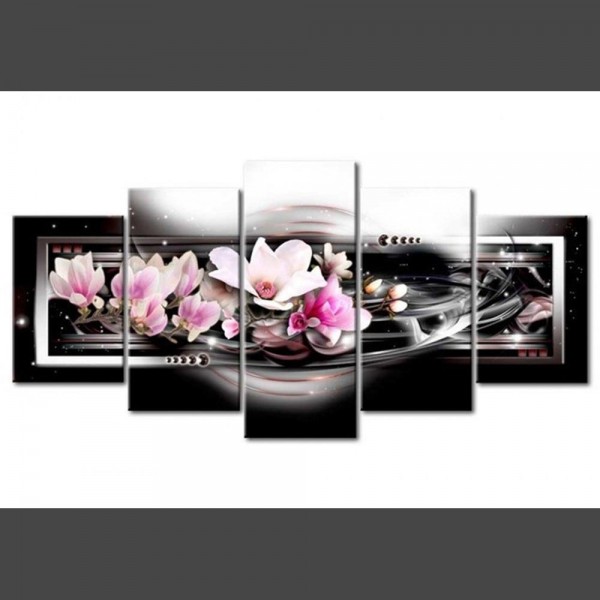 Orchideen 6 Multi Panel Diamond Painting Diamant Malerei