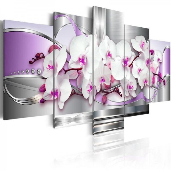 Orchideen 1 Multi Panel Diamond Painting Diamant Malerei