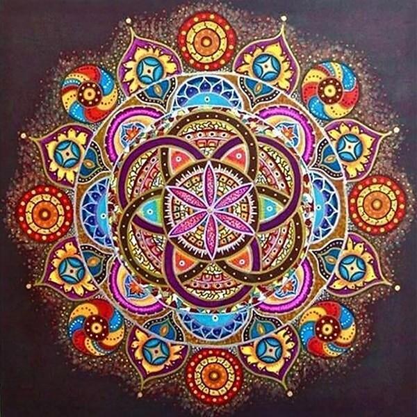 Mandala 4 Diamond Painting Diamant Malerei