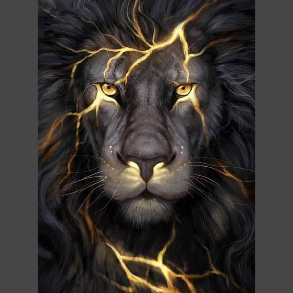 Lava Löwe Diamond Painting Diamant Malerei 4SA111