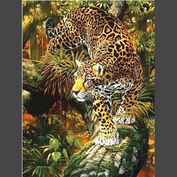 Leopard - 11 Diamond Painting Diamant Malerei