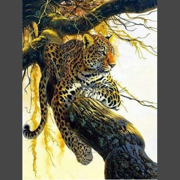 Leopard - 8 Diamond Painting Diamant Malerei