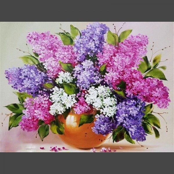 Lavendel Pflanze 8 Diamond Painting Diamant Malerei