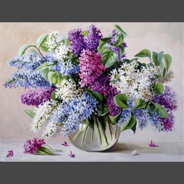 Lavendel Pflanze 5 Diamond Painting Diamant Malerei