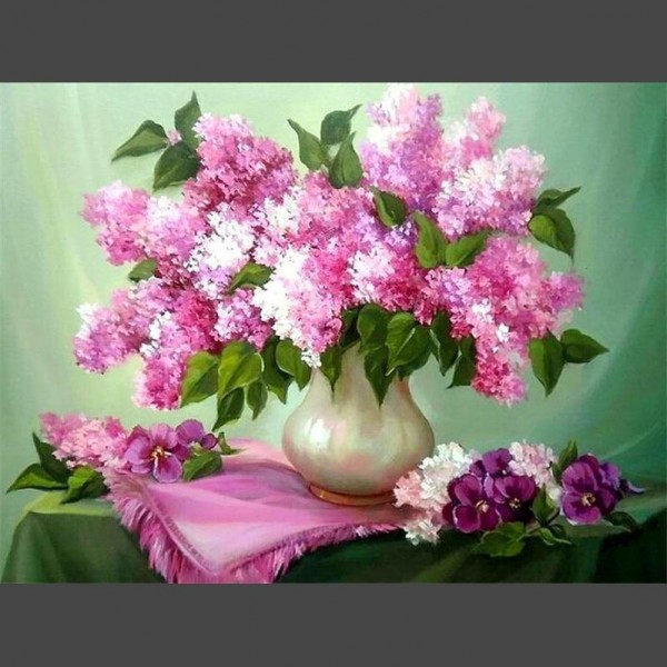 Lavendel Pflanze 4 Diamond Painting Diamant Malerei