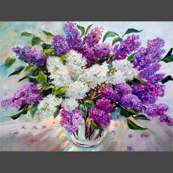 Lavendel Pflanze 6 Diamond Painting Diamant Malerei