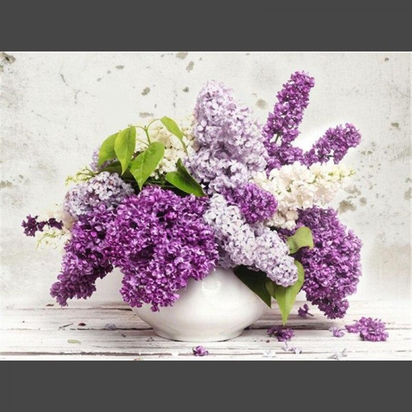 Lavendel Pflanze 1 Diamond Painting Diamant Malerei