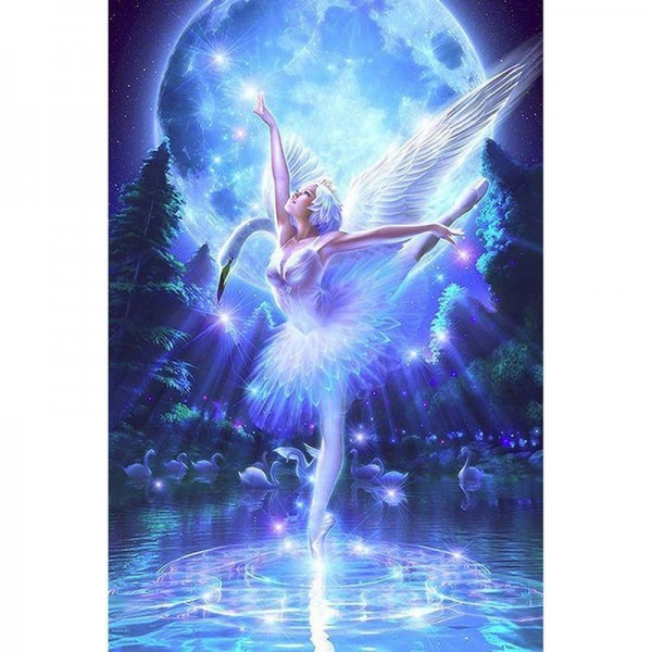 Ballet Tänzerin (Eis, Schwan) Diamond Painting Diamant Malerei