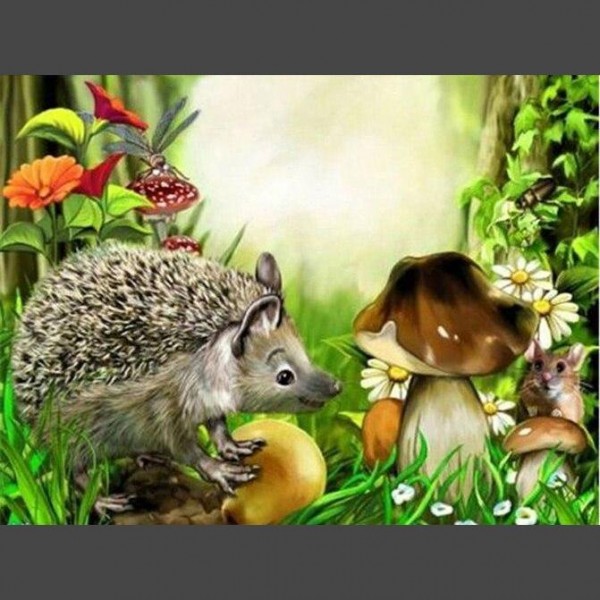 Igel 9 Diamond Painting Diamant Malerei