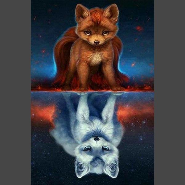 Katze Diamond Painting Diamant Malerei 4SA189