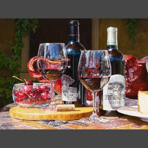 Wein 18 Diamond Painting Diamant Malerei