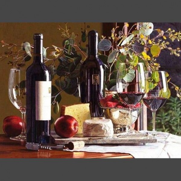 Wein 14 Diamond Painting Diamant Malerei